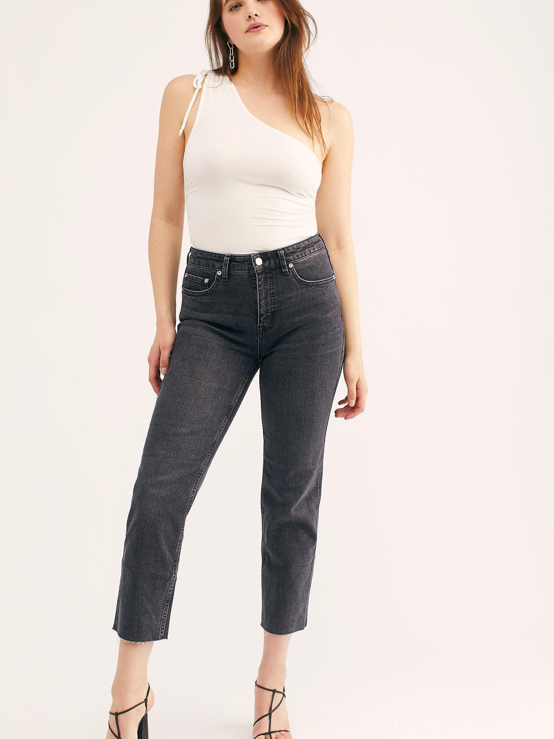 High-rise Vintage Straight Jeans 
