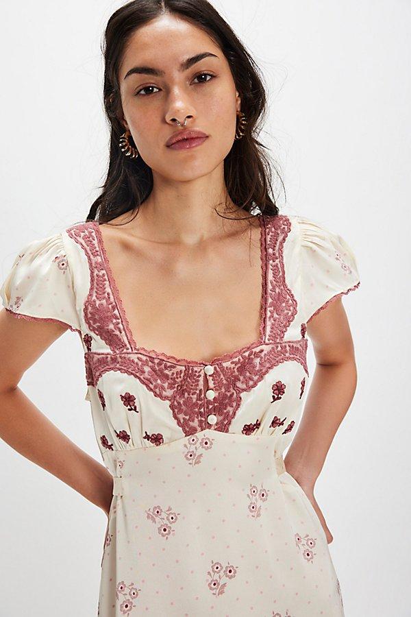 knee length dresses for ladies Free People Haven Midi Dress BlackCombo / M