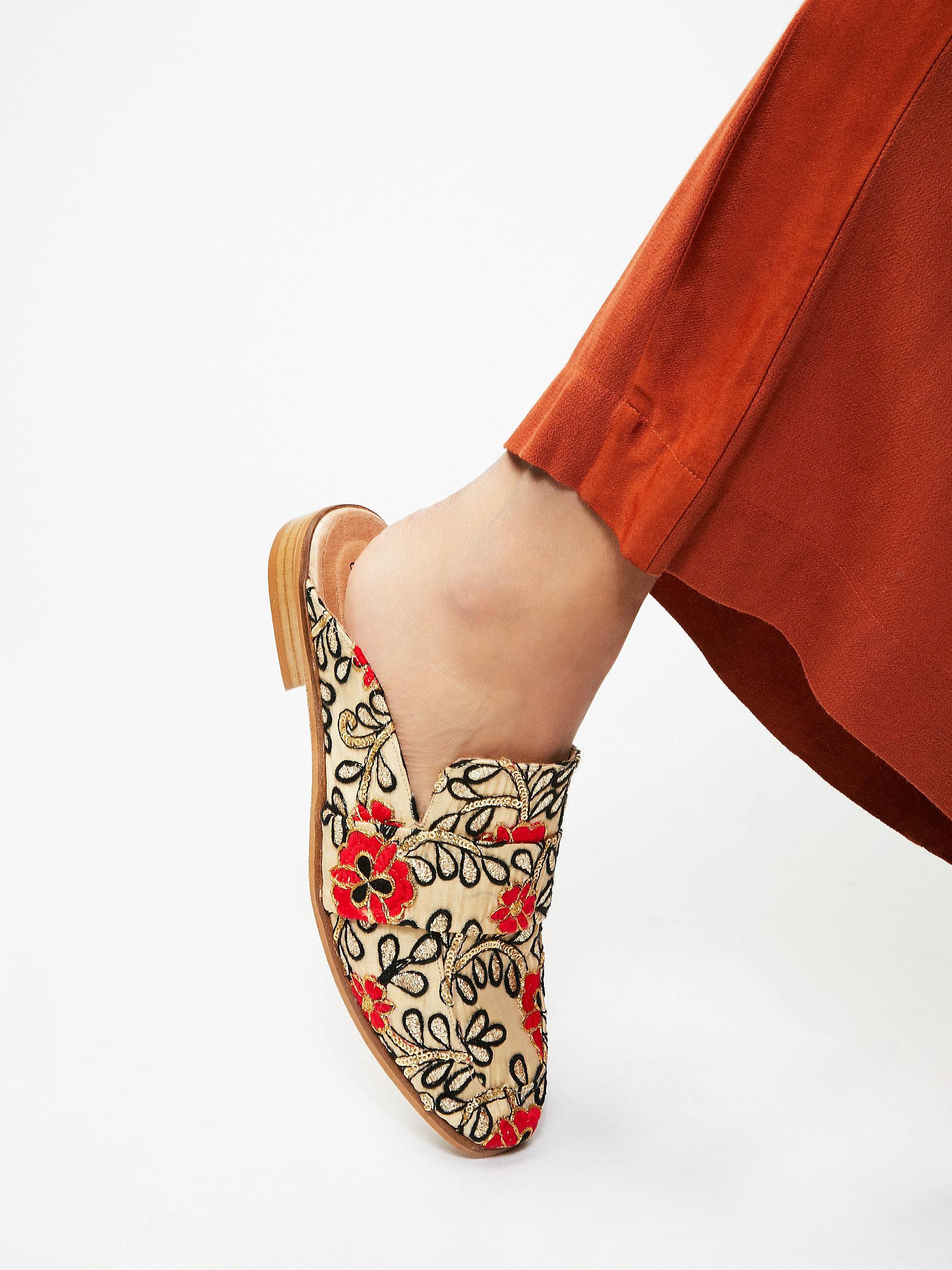 free people at ease loafer mule