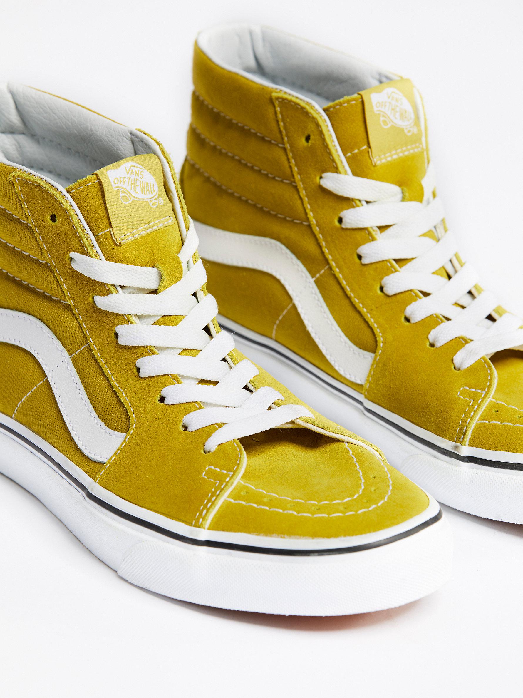 yellow high vans