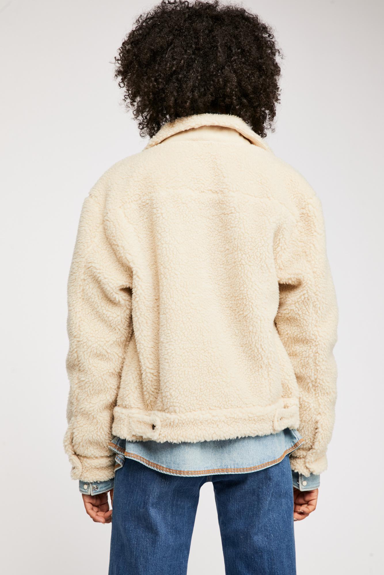 levis all over sherpa trucker jacket