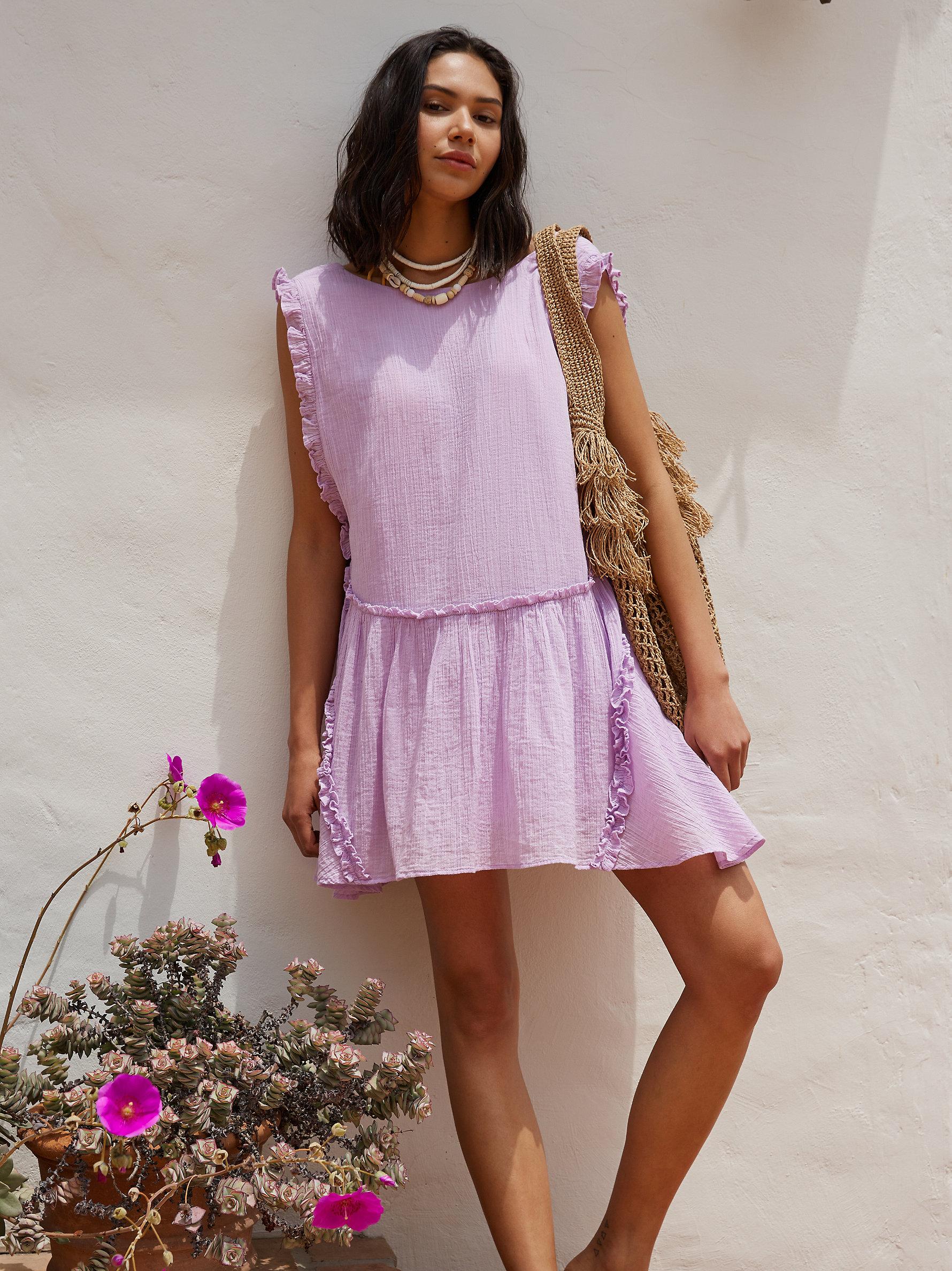 Free People Short And Sweet Tunic in Purple | Lyst