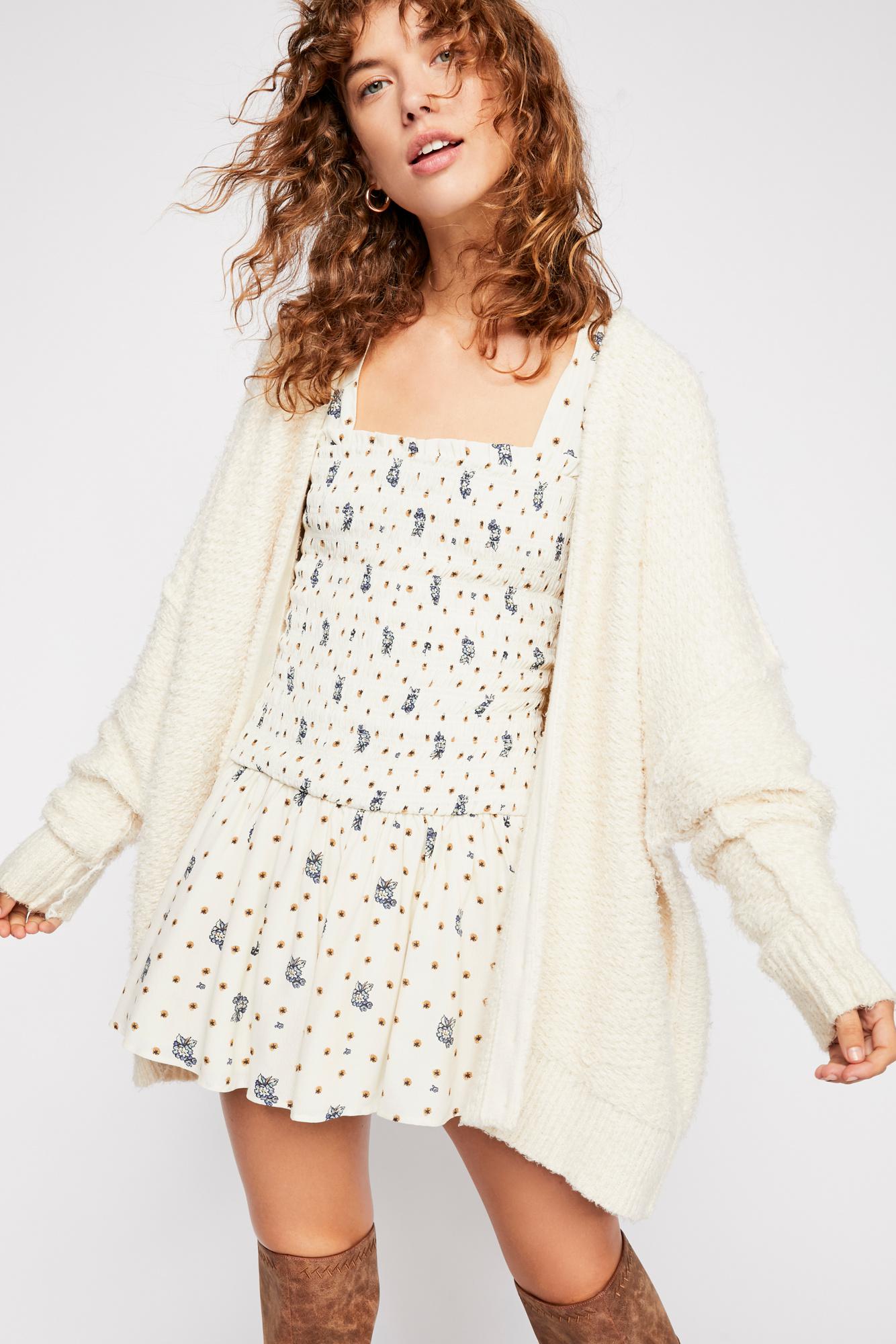 free people two faces mini dress