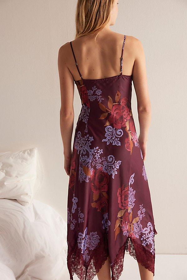 free people purple slip dress Free People Little Lace Maxi Slip in Precious Wine CARY LANE
