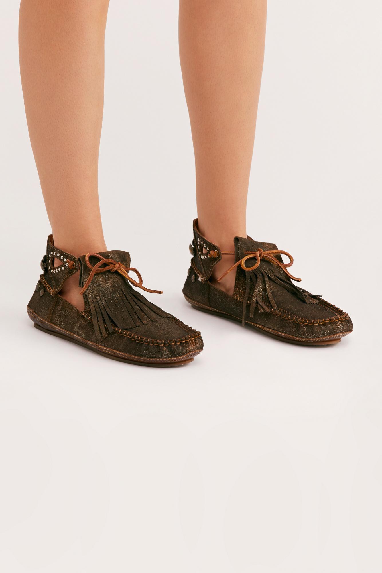 Free People Leather Vizcaya Moccasin in 