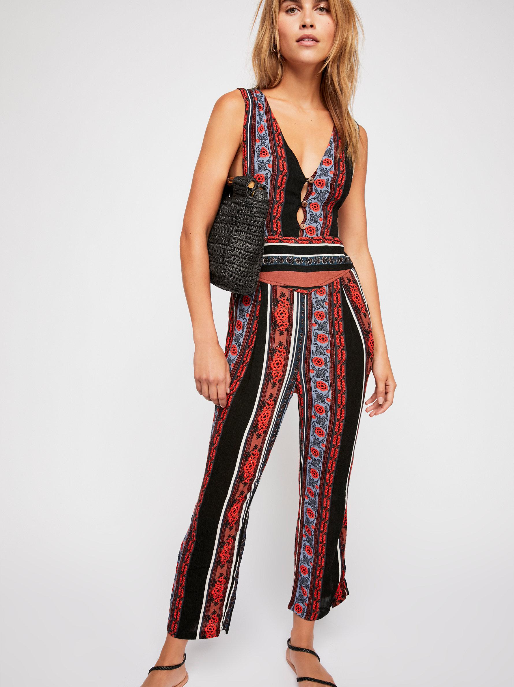 Free people all shook up jumpsuit Clearance