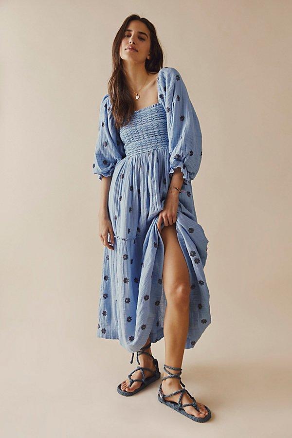 strapless open back dress 1. Tāwharau Collection Vol. VI_ Hautūtanga DRESS - Denim #240 – Nichola main image 1