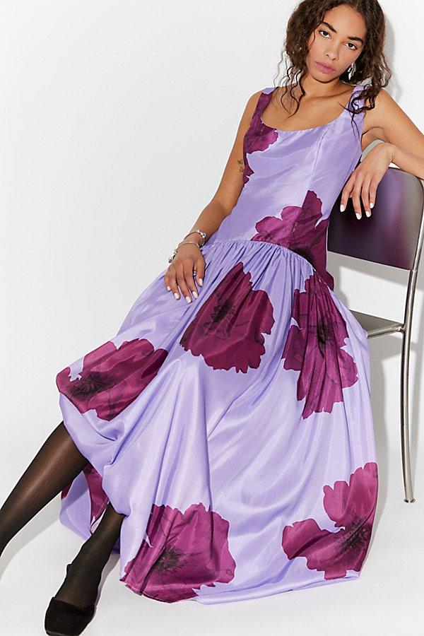 Hutch The Ridge Printed Dress in Purple | Lyst
