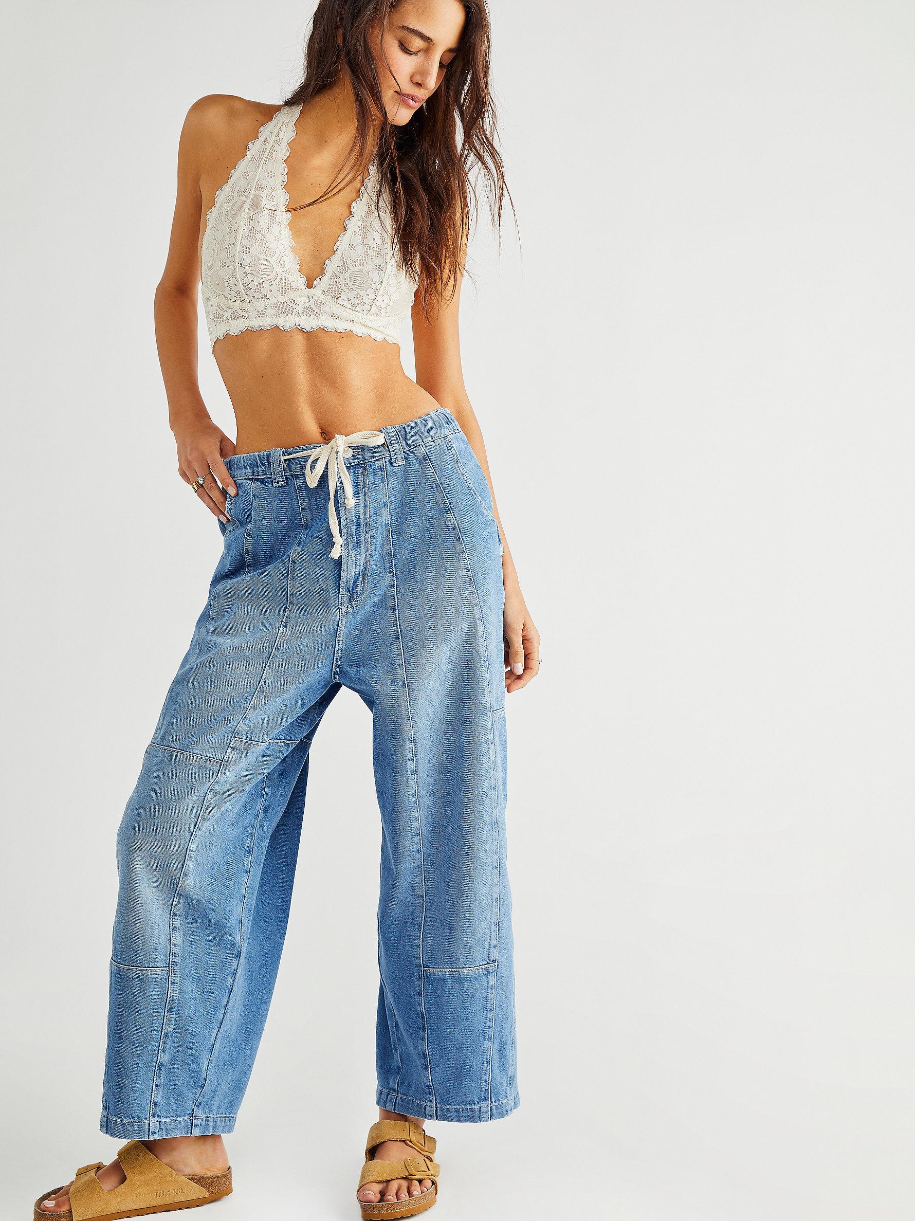 Free People Denim Yuki Barrel Jeans in 