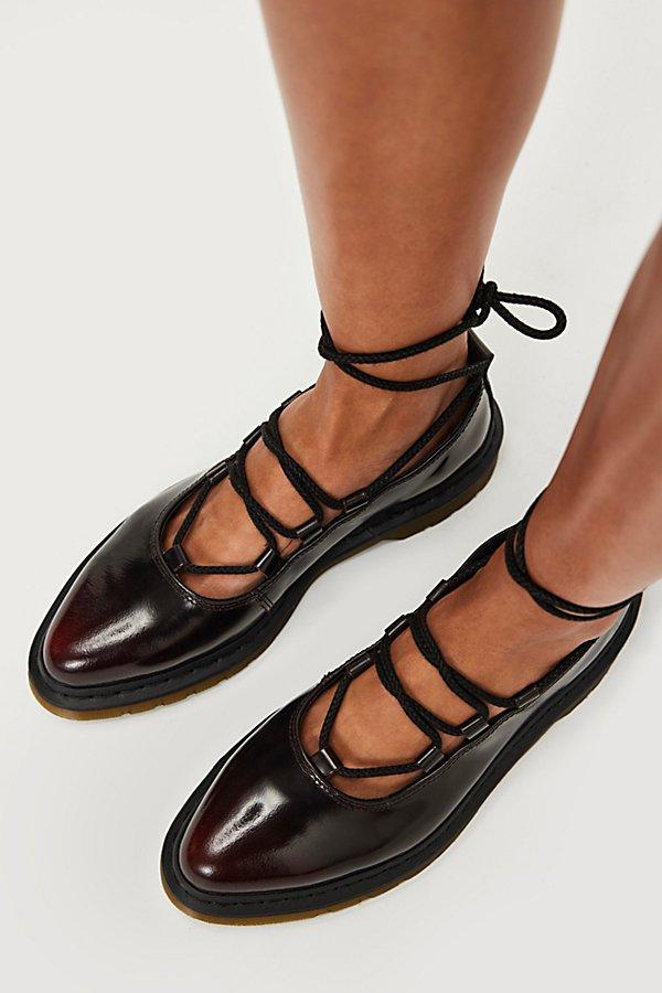 Martens Elphie Ii Wrap Mary Janes in Black Lyst