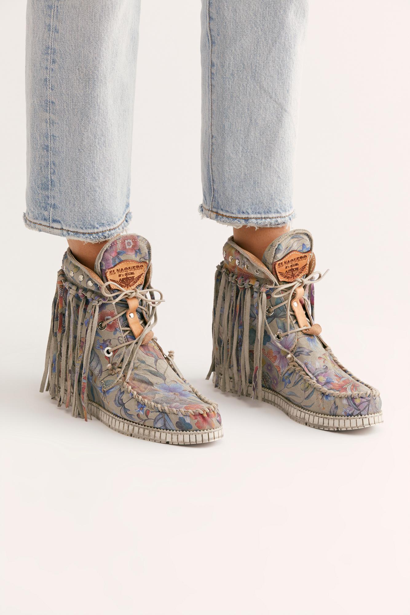 Free People Roseland Moccasin Boot By Vaquero | Lyst