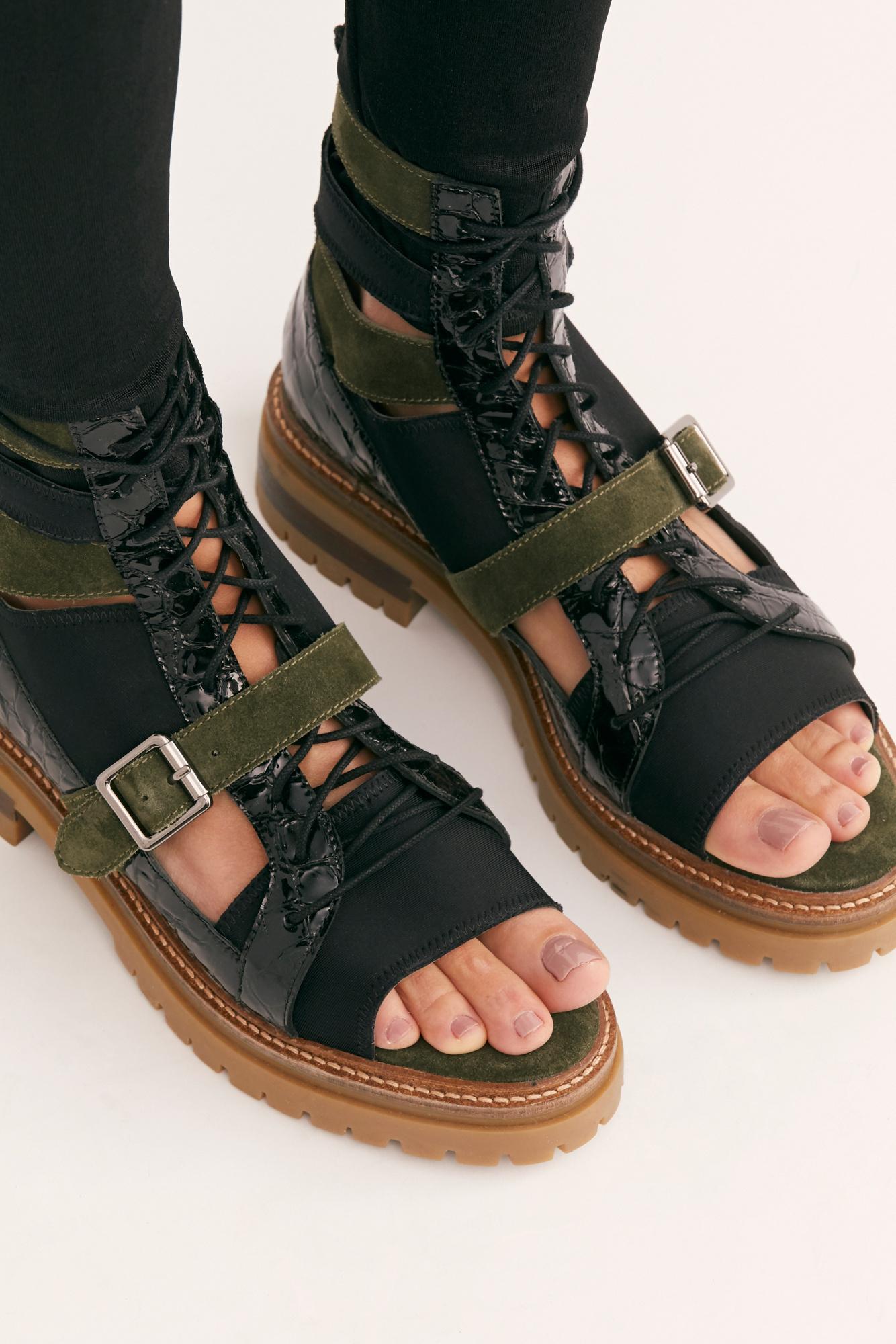 Free People Mandi Boot Sandals By Fp Collection in Black Lyst