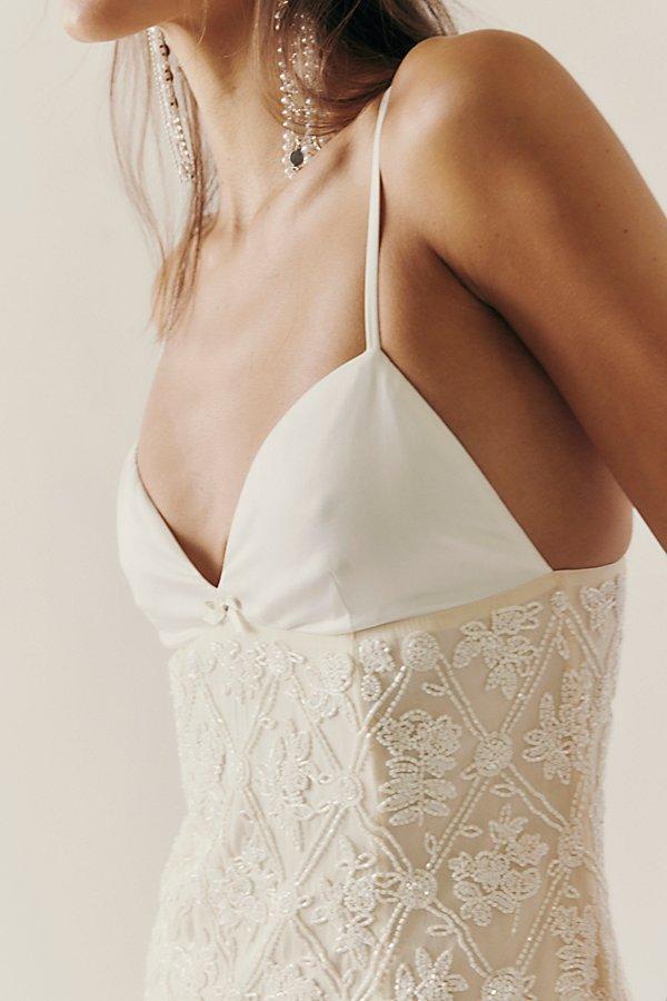 beach off shoulder wedding dresses Zapaka Women Boho Wedding Dress Ivory Mermaid Off The Shoulder Lace Beach Bridal Dress With Sweep Train, Ivory / US24W