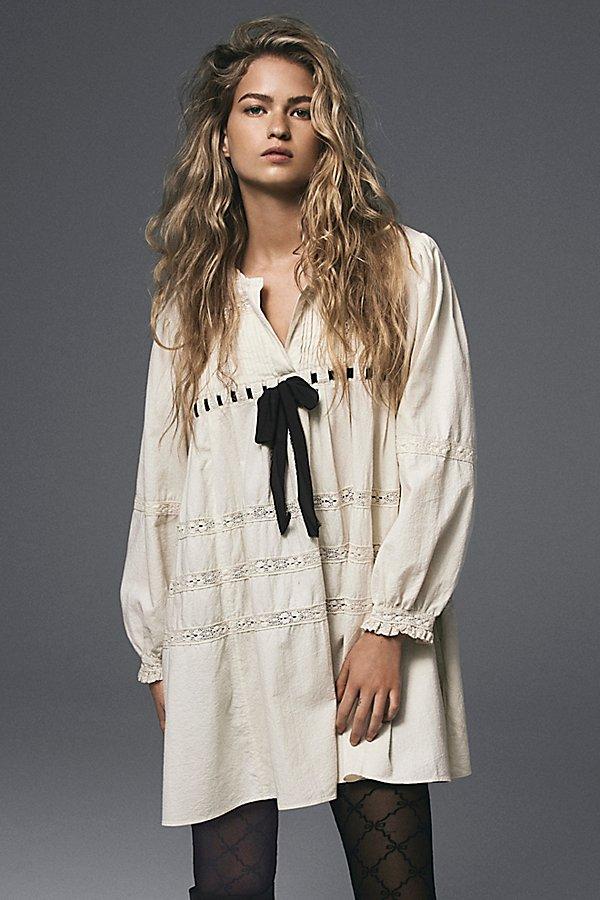 Free People Tea Time Mini Dress in Gray | Lyst Free People Tea Time Mini Dress in Gray | Lyst