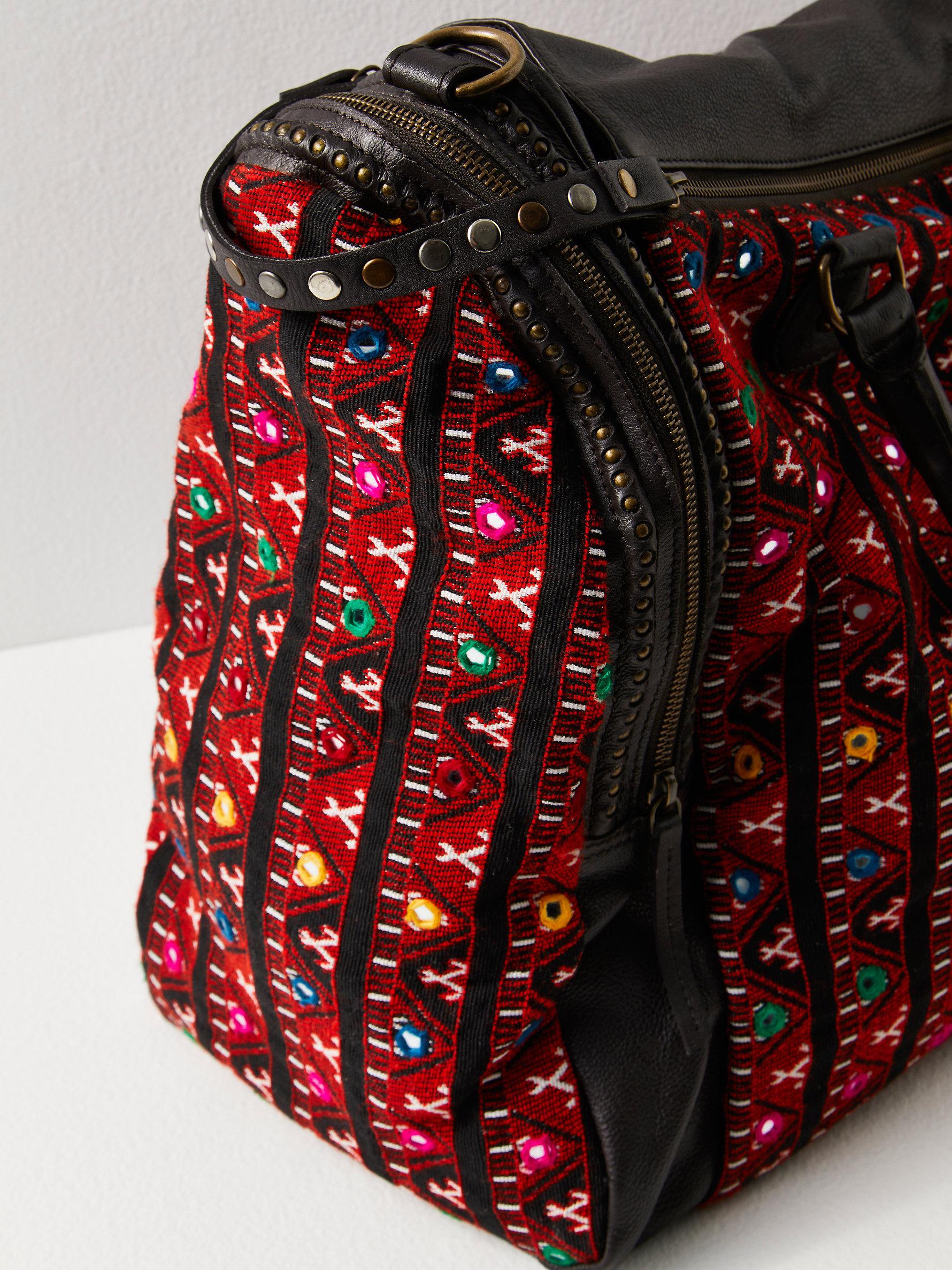 Free People Sac À Miroirs Pour Le Week-end Bijoux in Red | Lyst