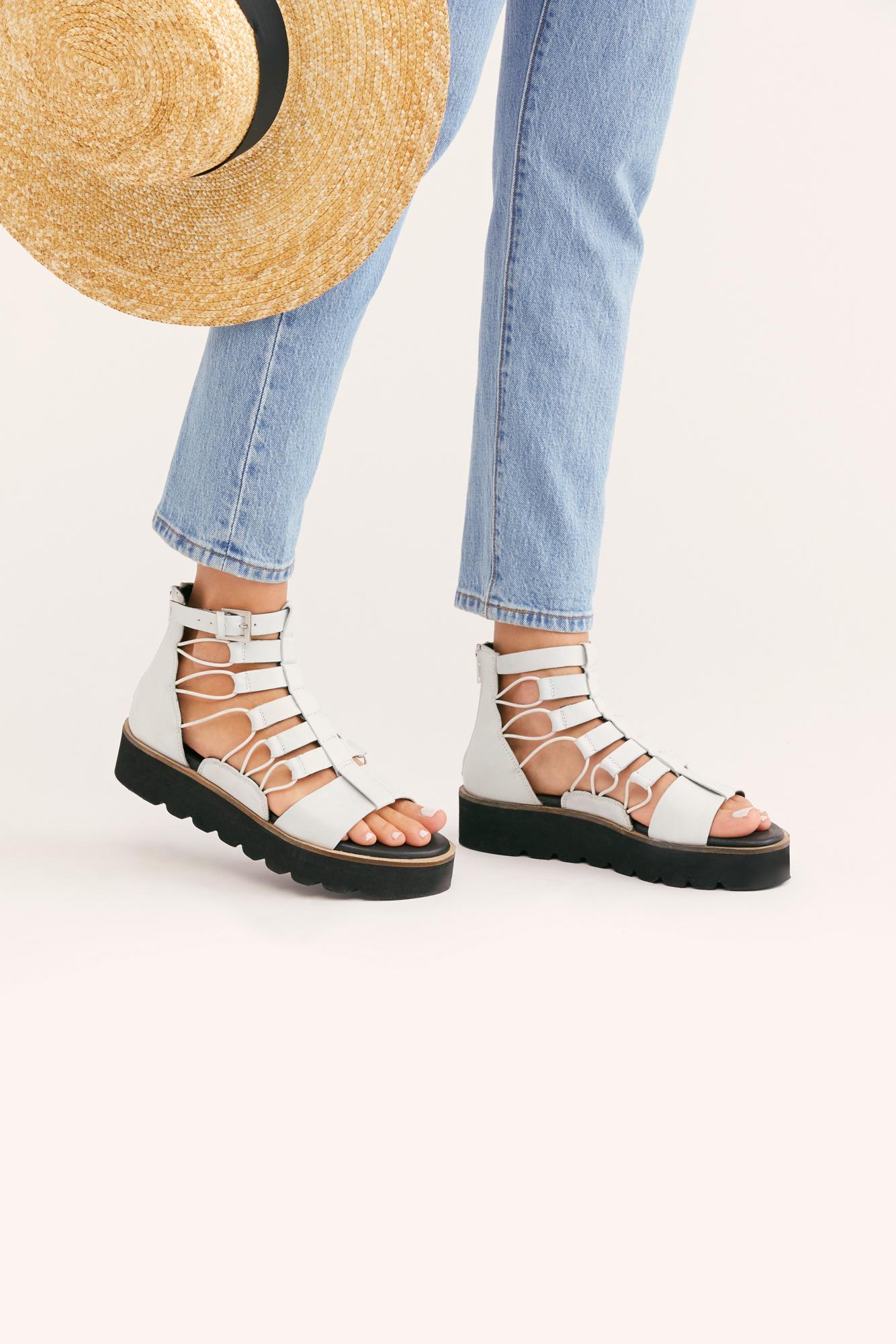 sunrise flatform sandal