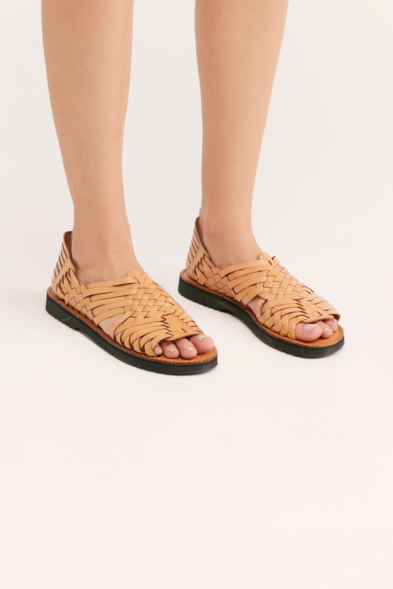 huarache sandals Thaqafah assymetrical woven sandals Huaraches slides