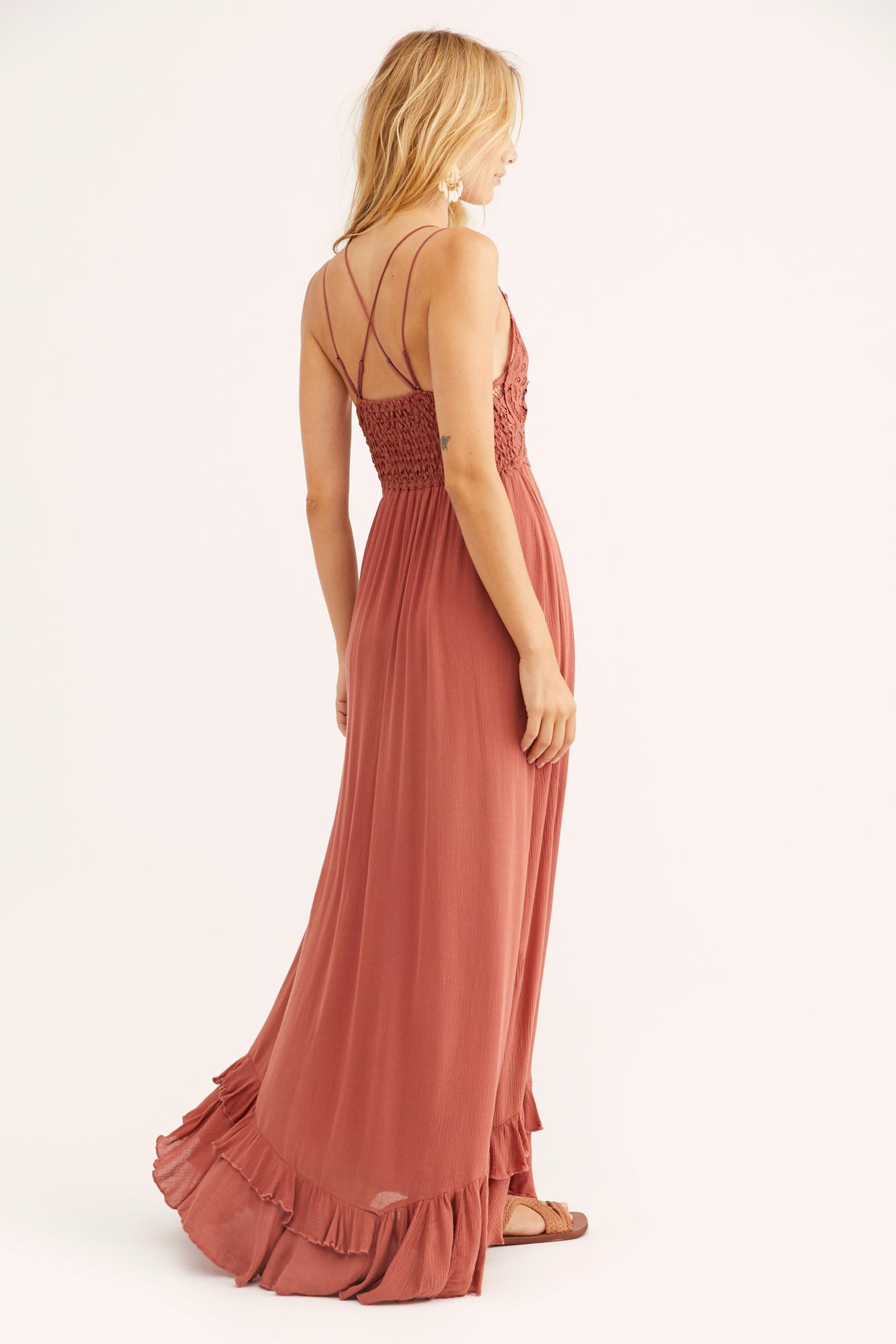free people adella dress copper