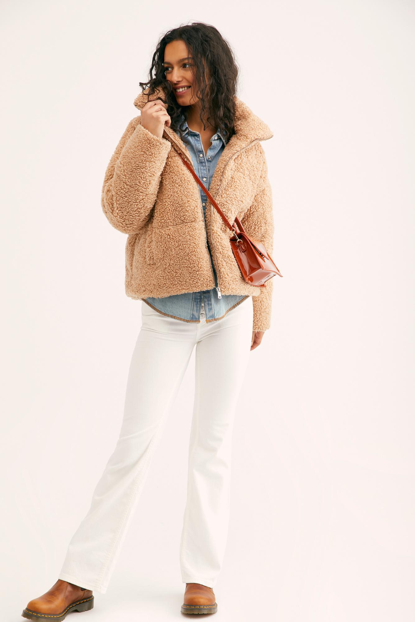 free people teddy bear jacket