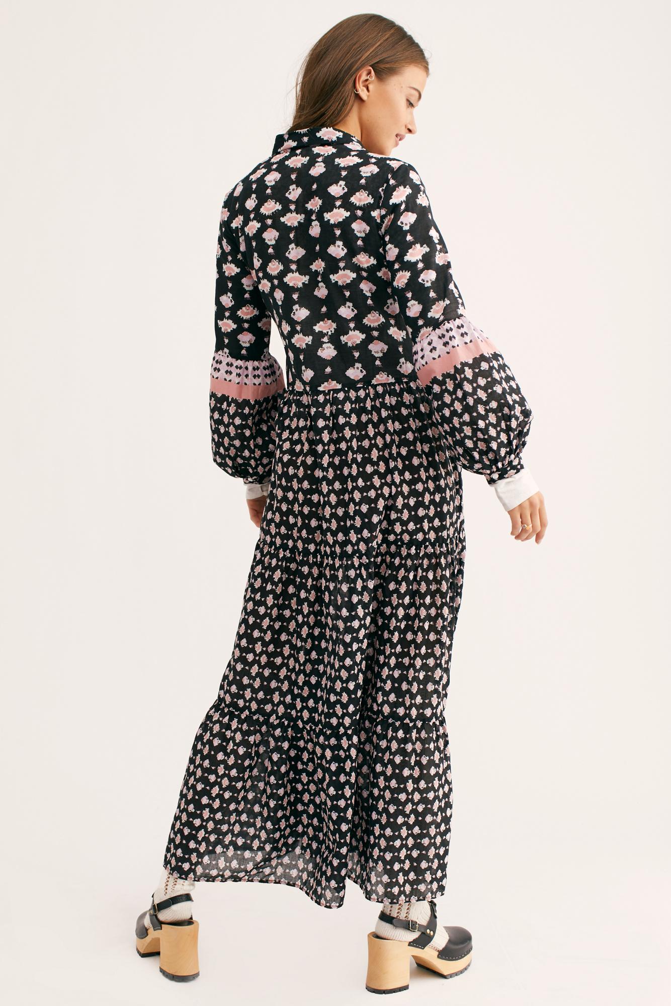 papillon maxi dress