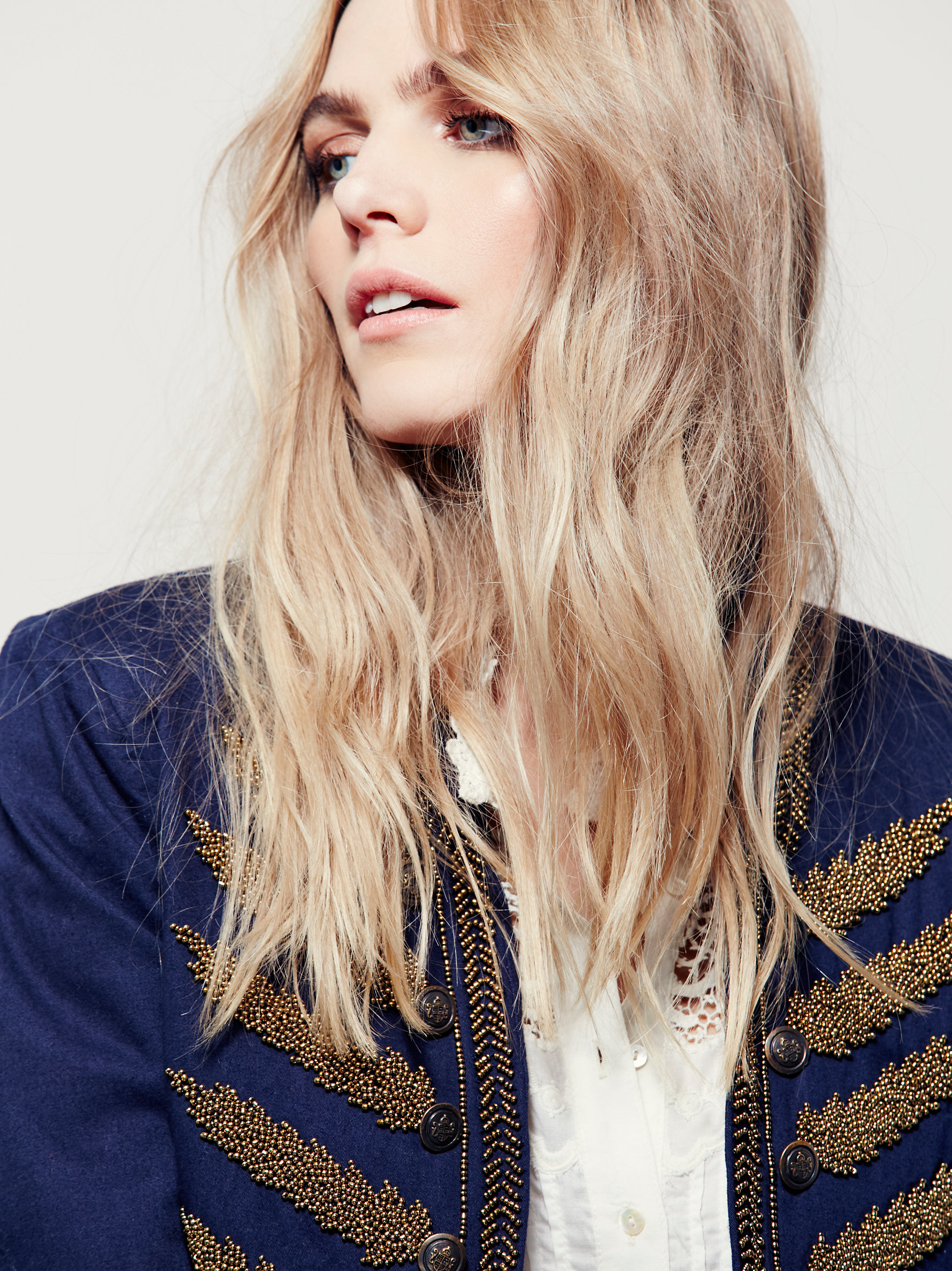 Free People Embellished Band Jacket in 