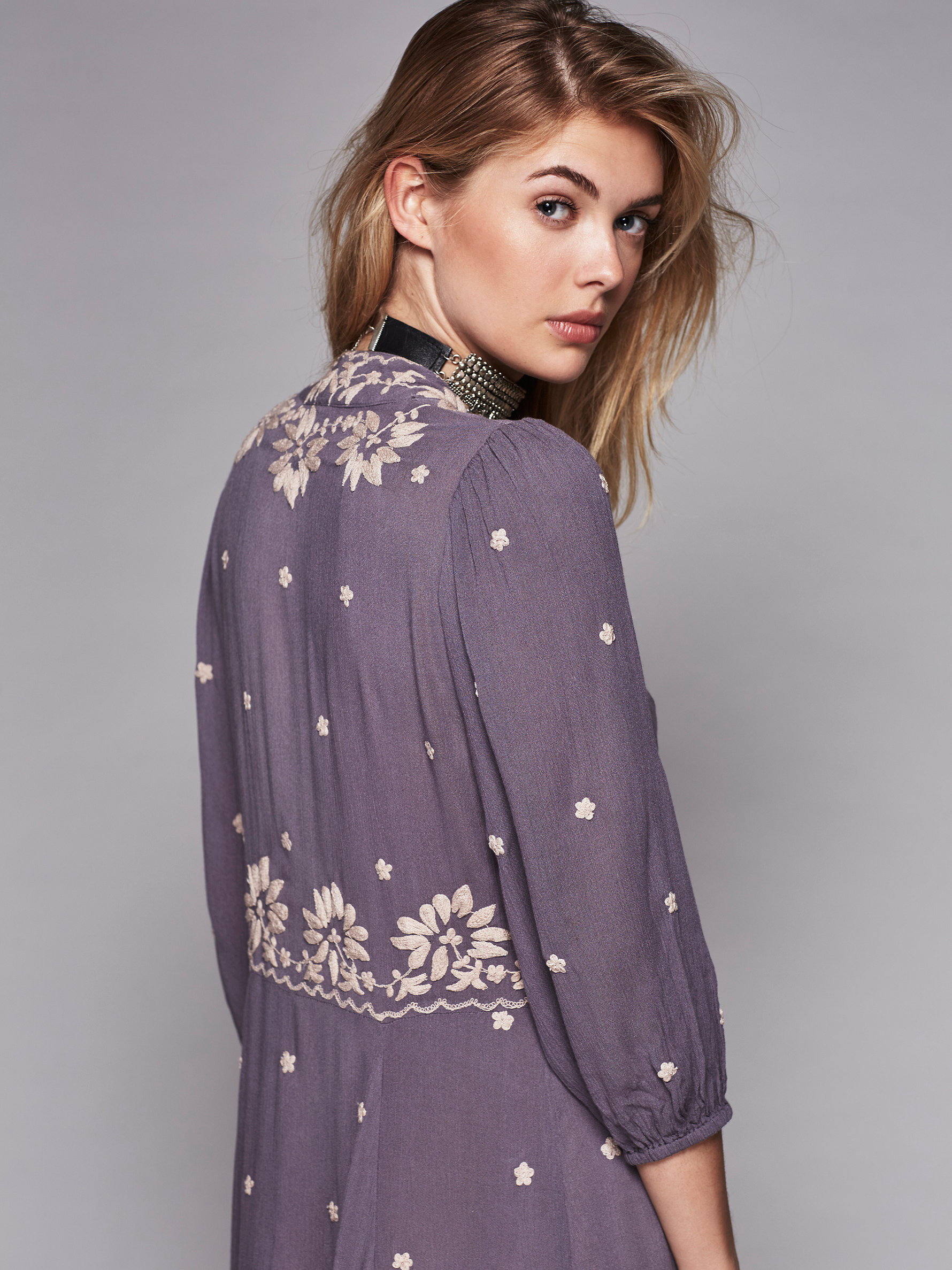 Free People Embroidered Fable Dress in Purple | Lyst UK Free People Embroidered Fable Dress in Purple | Lyst UK