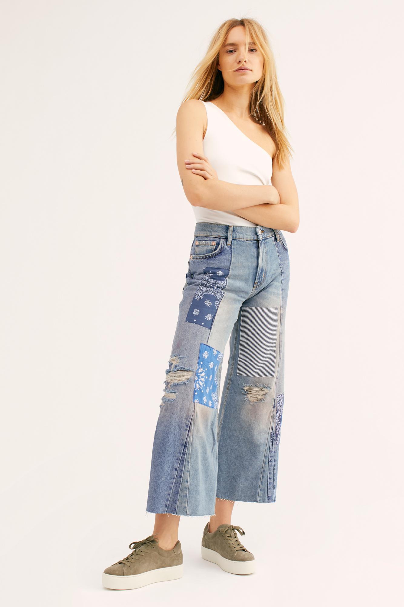 Free People Heart Of Gold Jeans By We The Free in Blue | Lyst