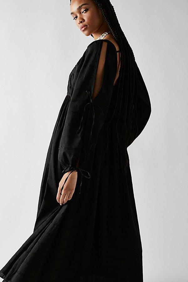 Free People Dreamweaver Maxi Dress in Black | Lyst UK