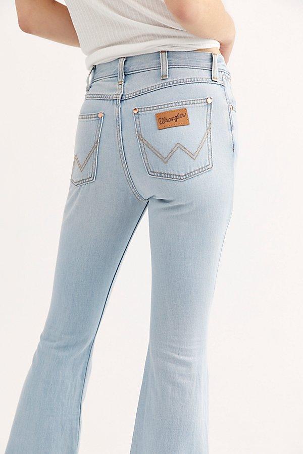 wrangler heritage flare jeans