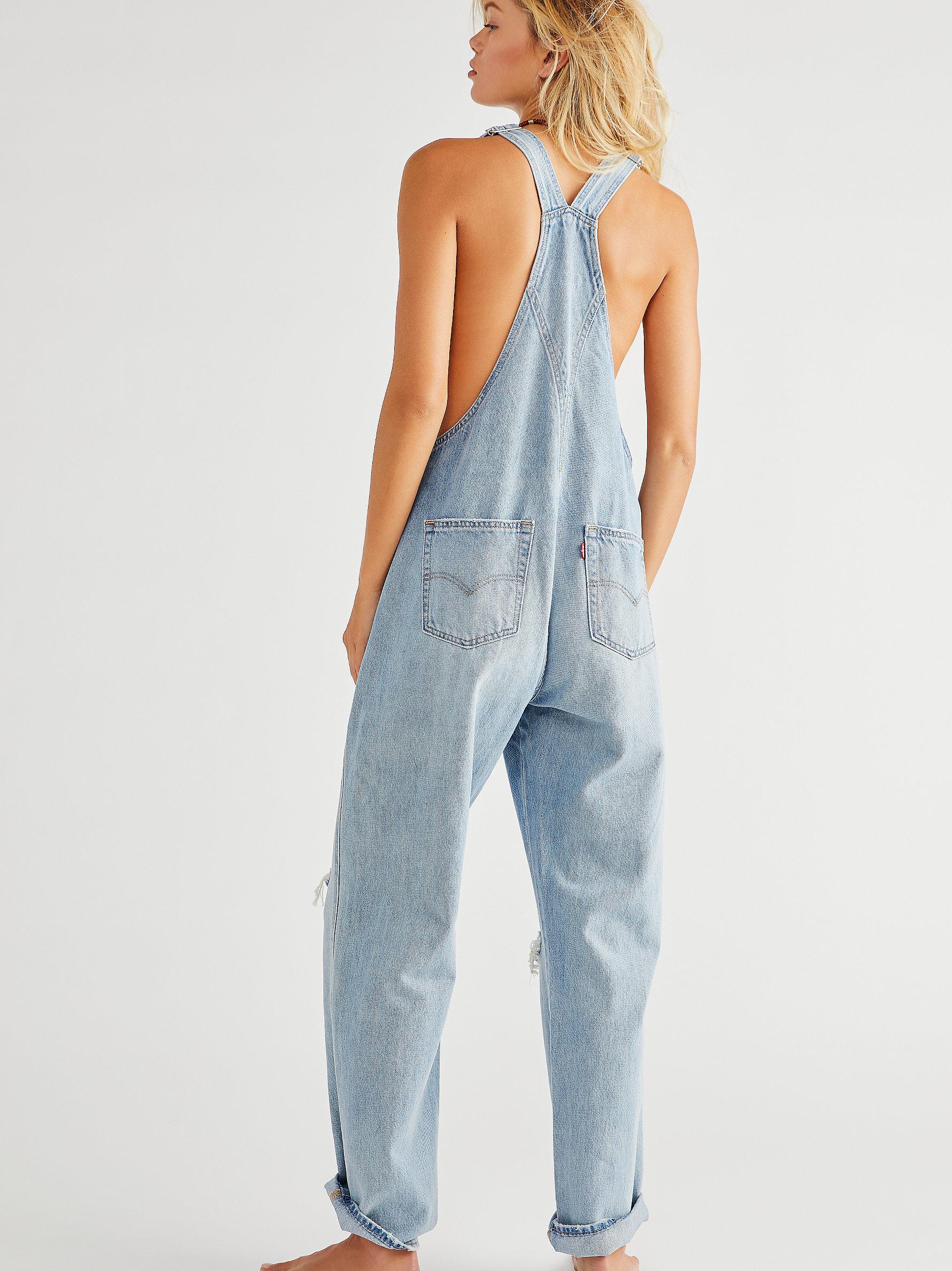 Free People Levi s Vintage Overalls in Blue Lyst