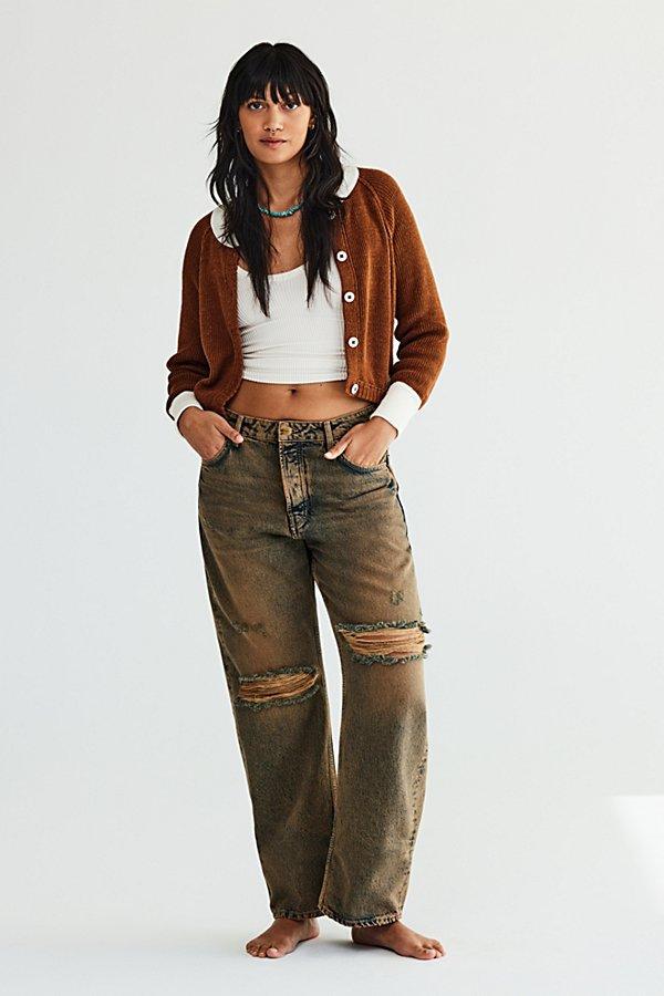 Free People Deep Trance Dropped Boyfriend Jeans | Lyst