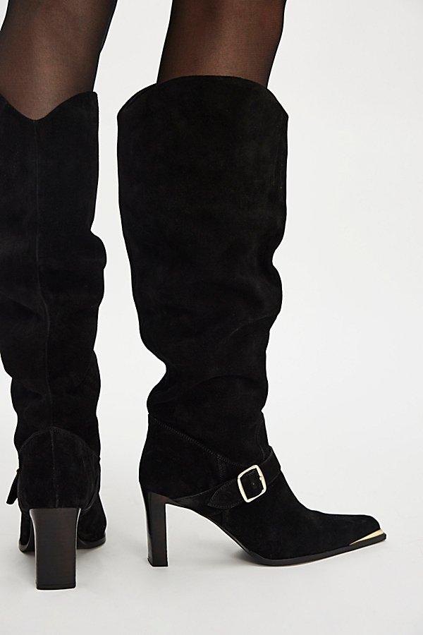 Free People Girls Night Slouch Boots in Black Lyst