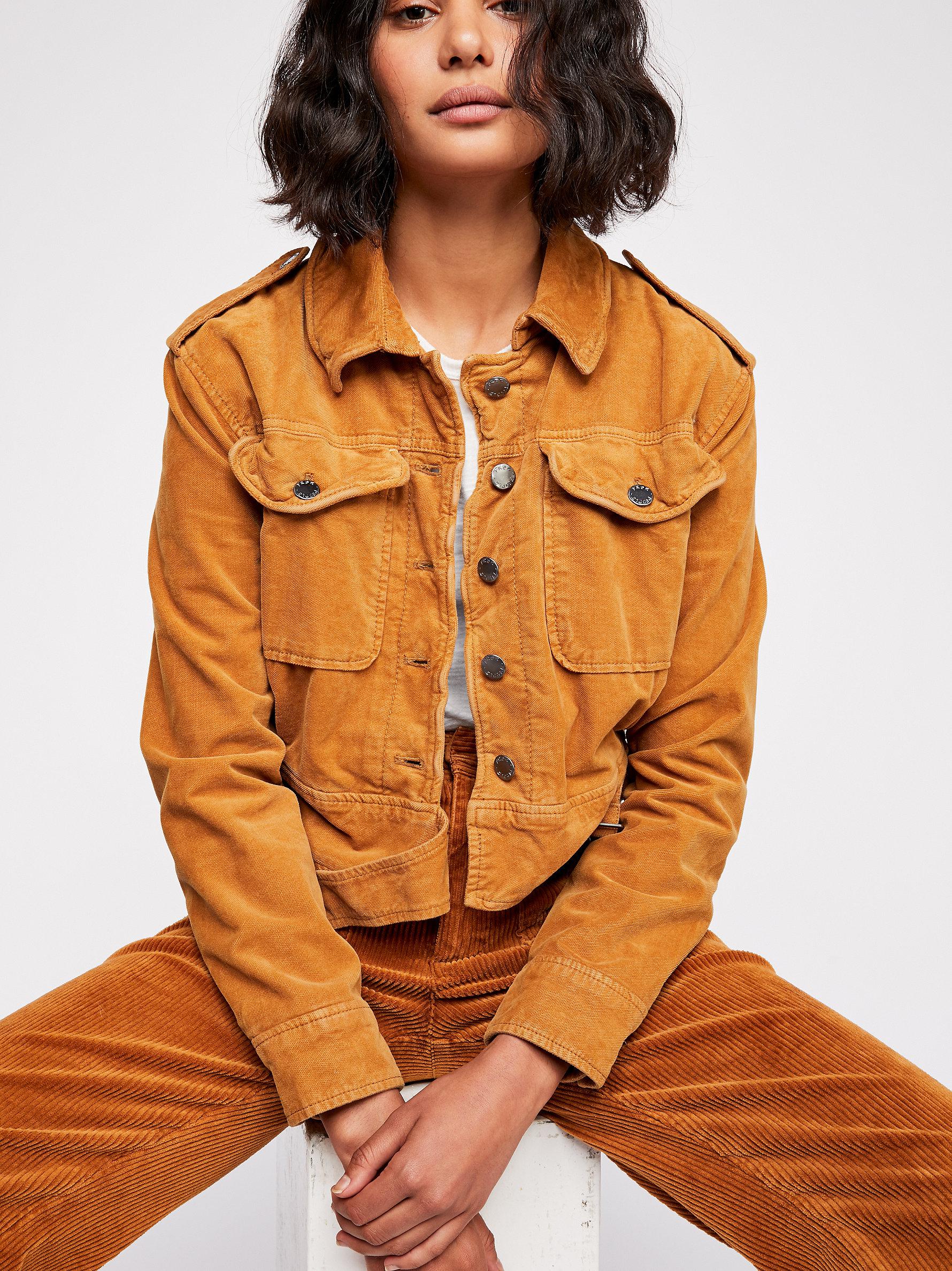 free people corduroy coat