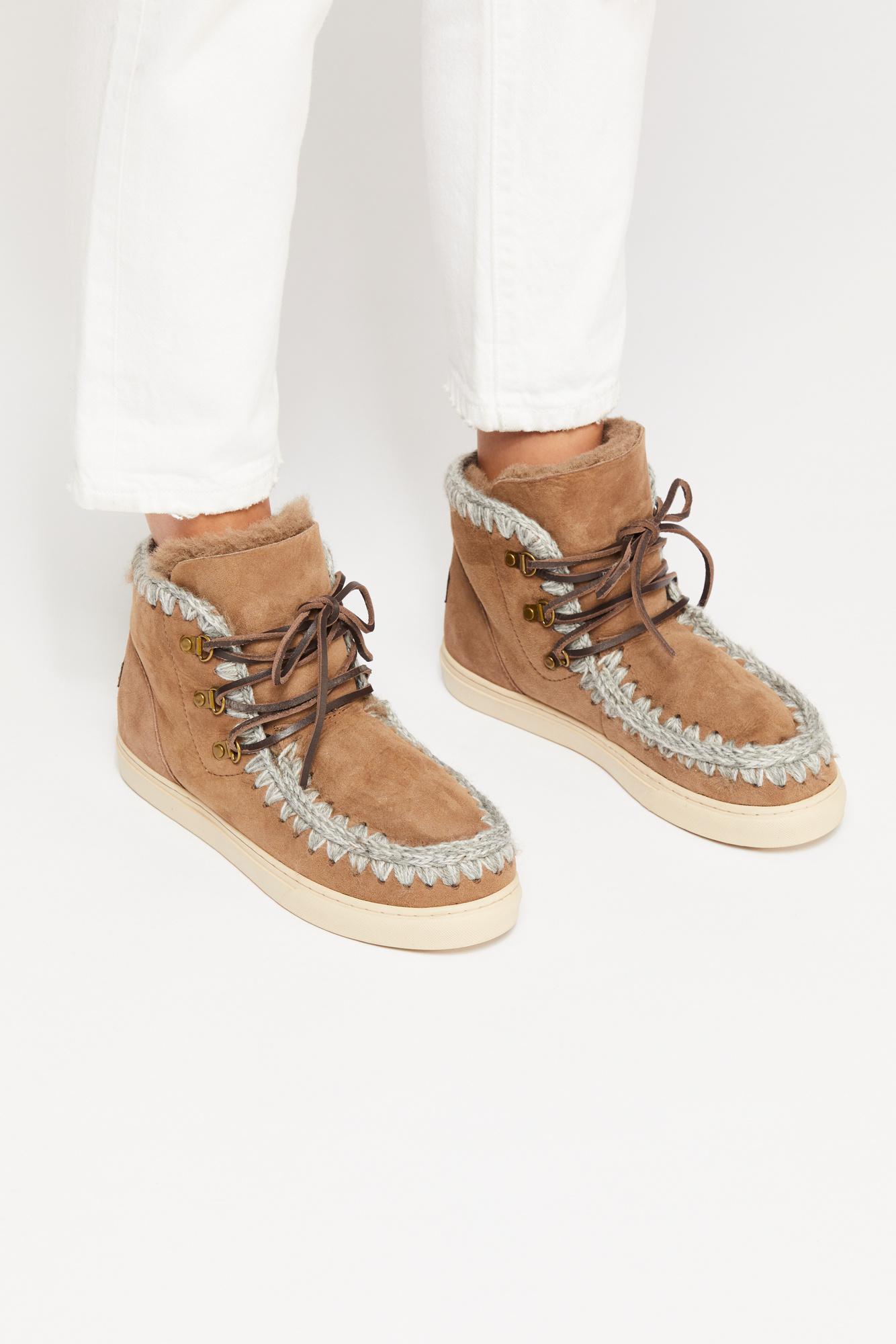 mou lace up boots
