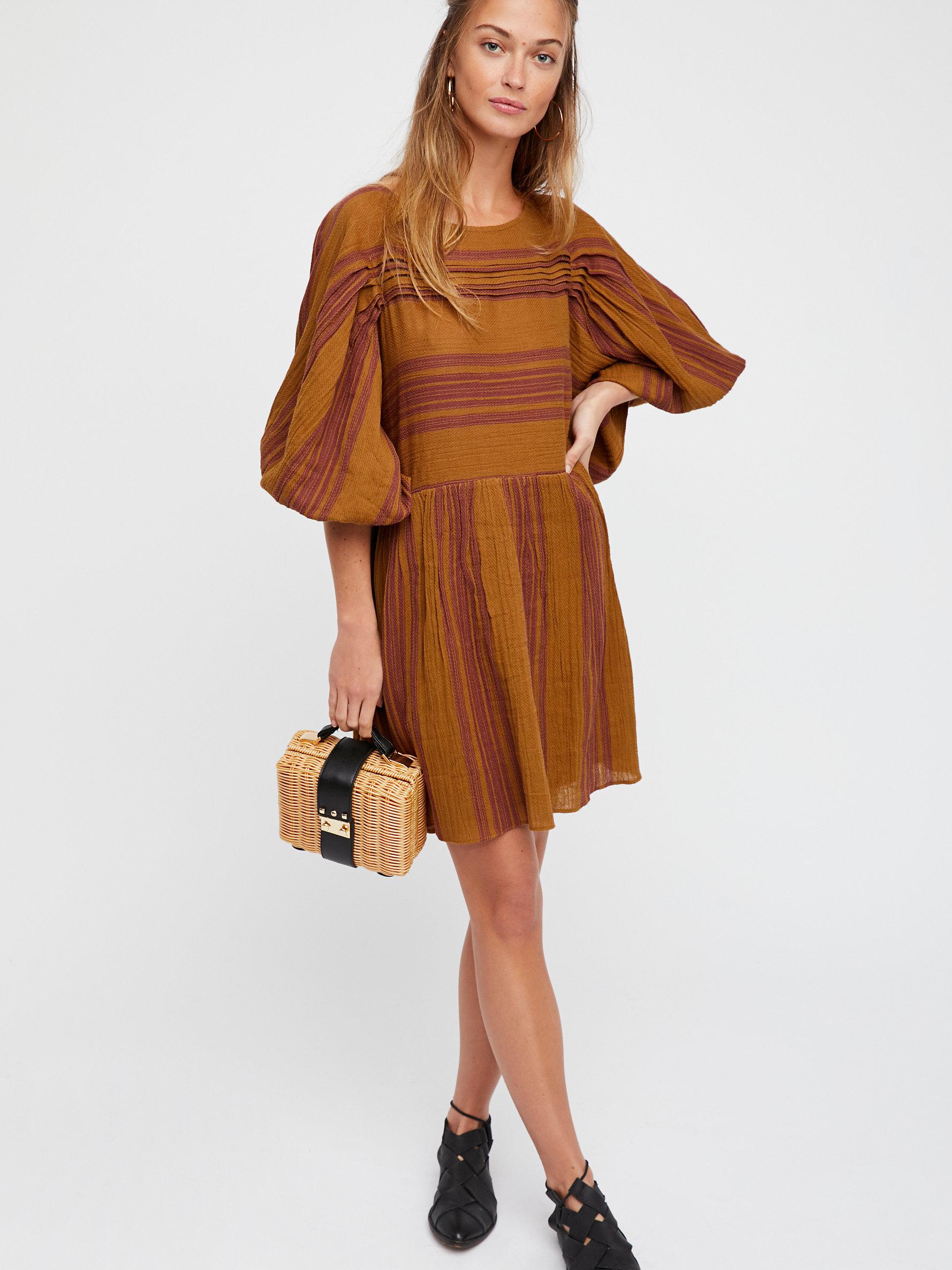 Free People Cotton Lilly Mini Dress in 