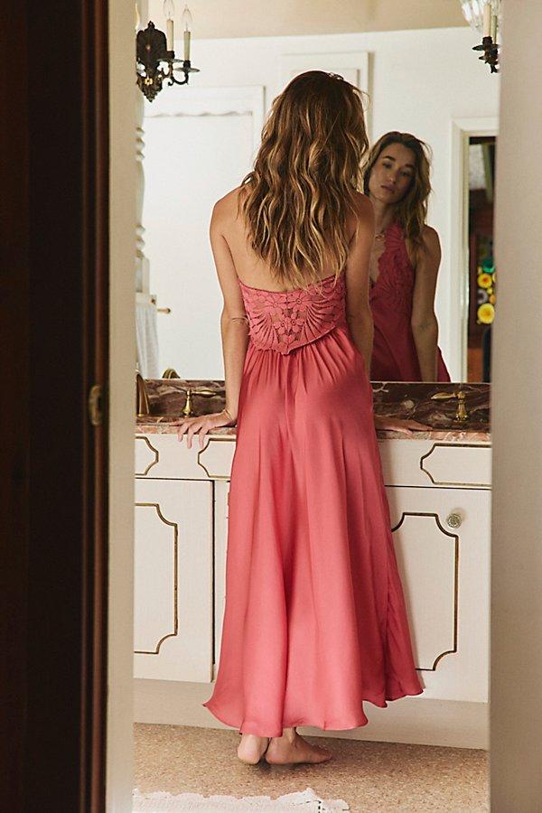 Free People Petal Party Midi Slip Dress in Red | Lyst Free People Petal Party Midi Slip Dress in Red | Lyst