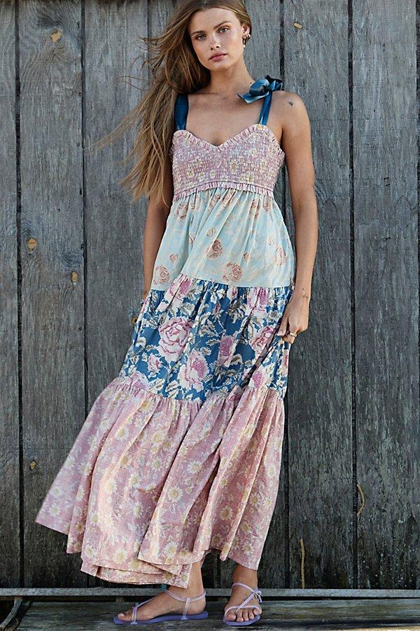 free people patchwork maxi dress Free People Parker Patchwork Maxi Dress Size M $228