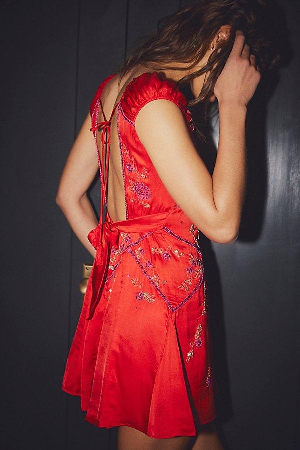 Bali Juliet Embroidered Mini Dress | Lyst UK