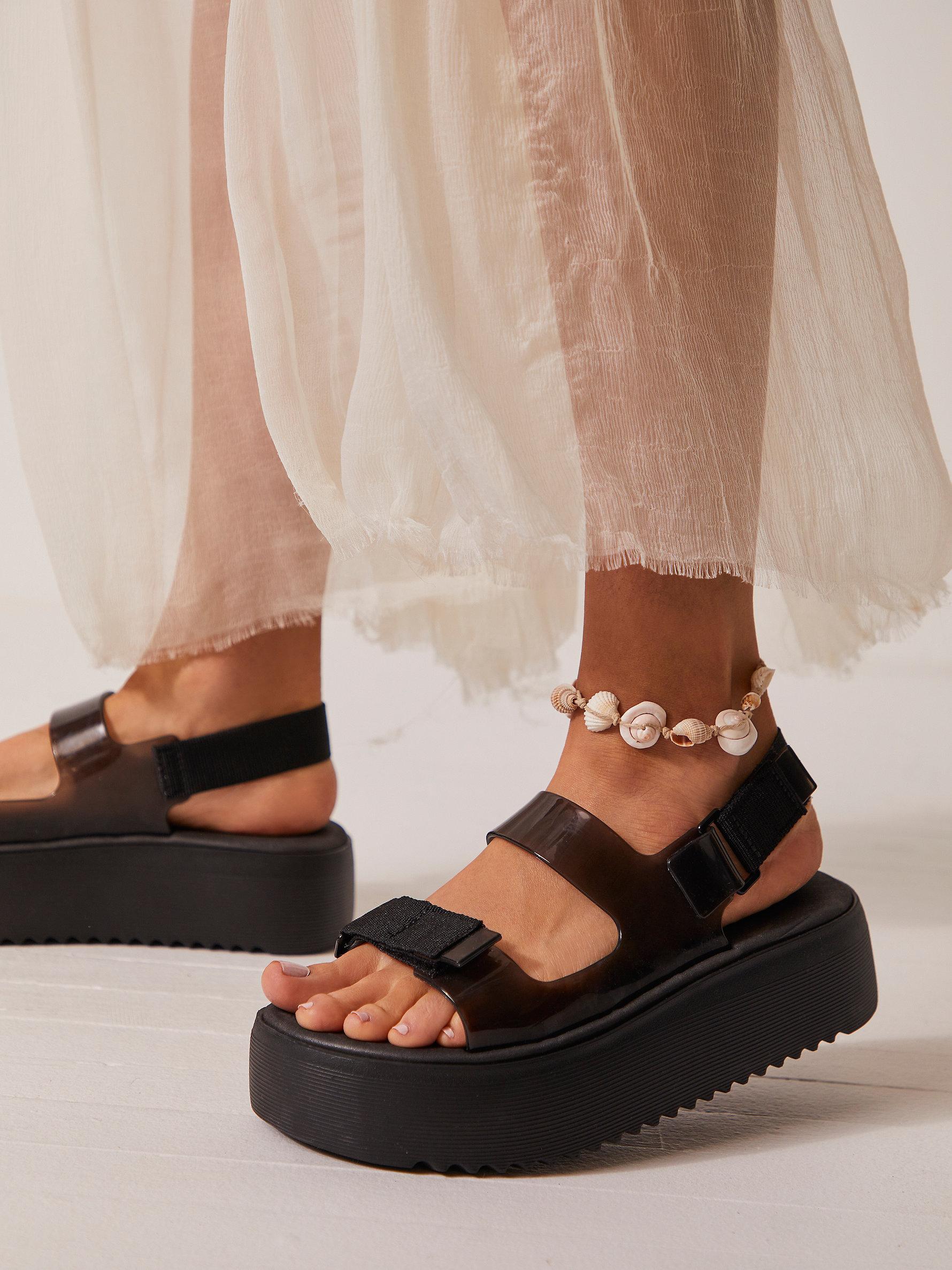 Free People Melissa Brave Papete Platform Sandals in Black | Lyst