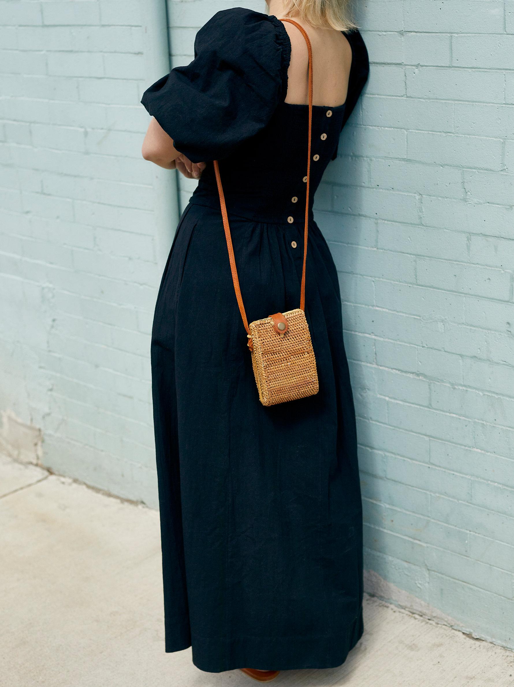Free People Ain't She A Beaut Midi Dress in Black | Lyst