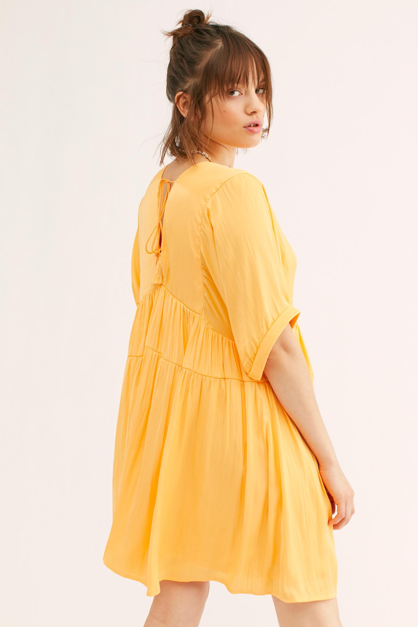 Shiny sun up mini dress Clearance