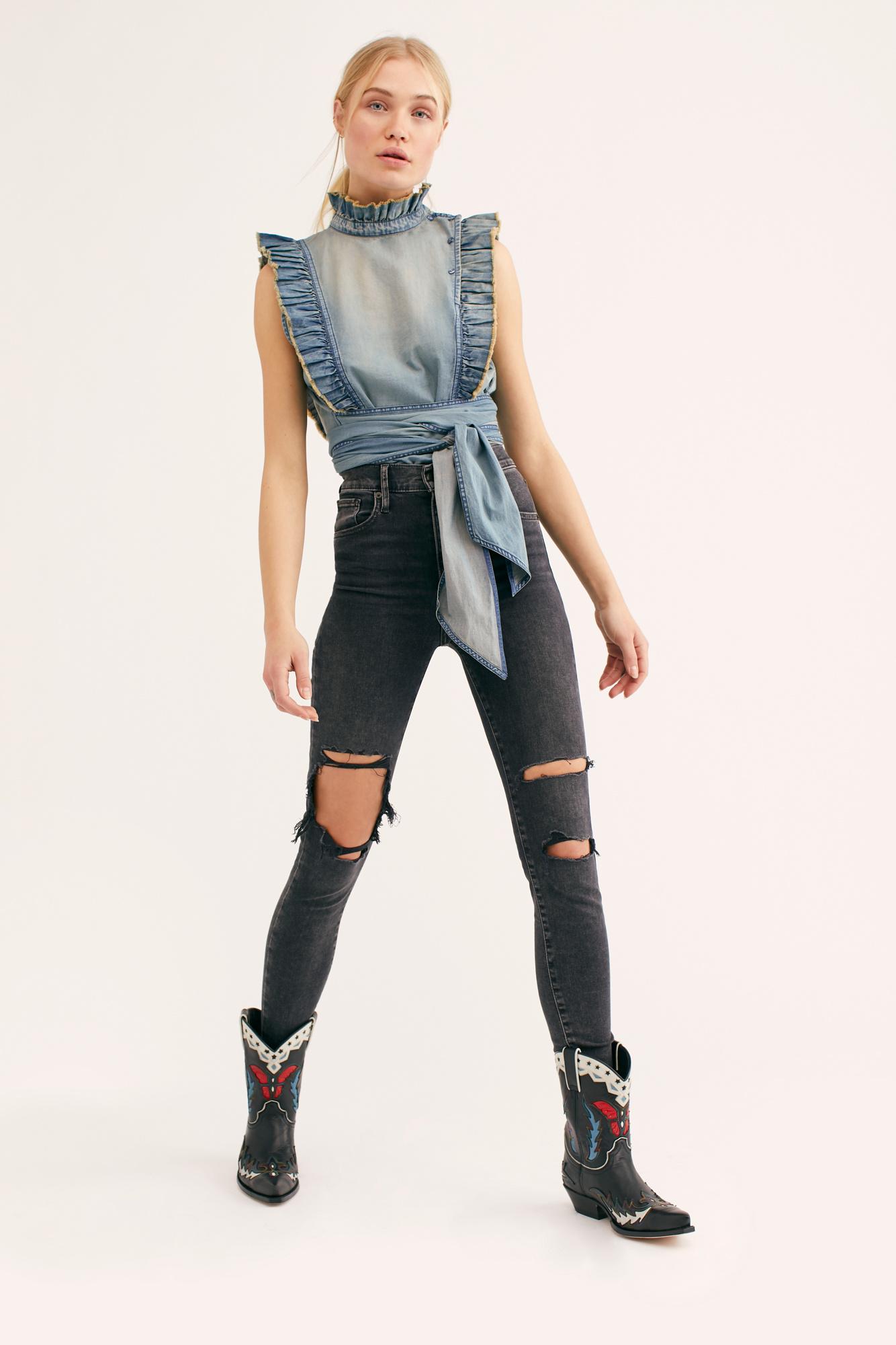 Levi's mile high super skinny jeans so last week Clearance