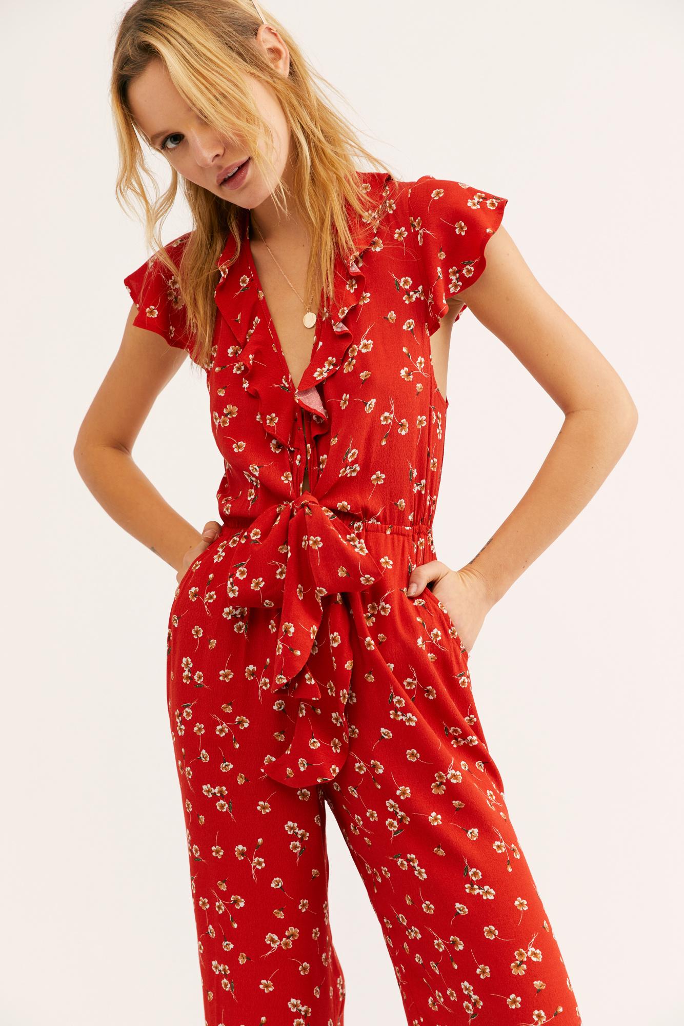 free people capri jumpsuit