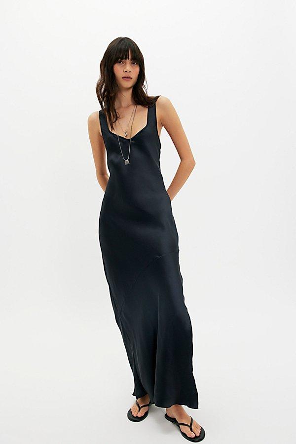 free people intimately maxi dress Free People x Intimately FP Suddenly Fine Maxi Slip Dress In Sage Combo in Sage Combo