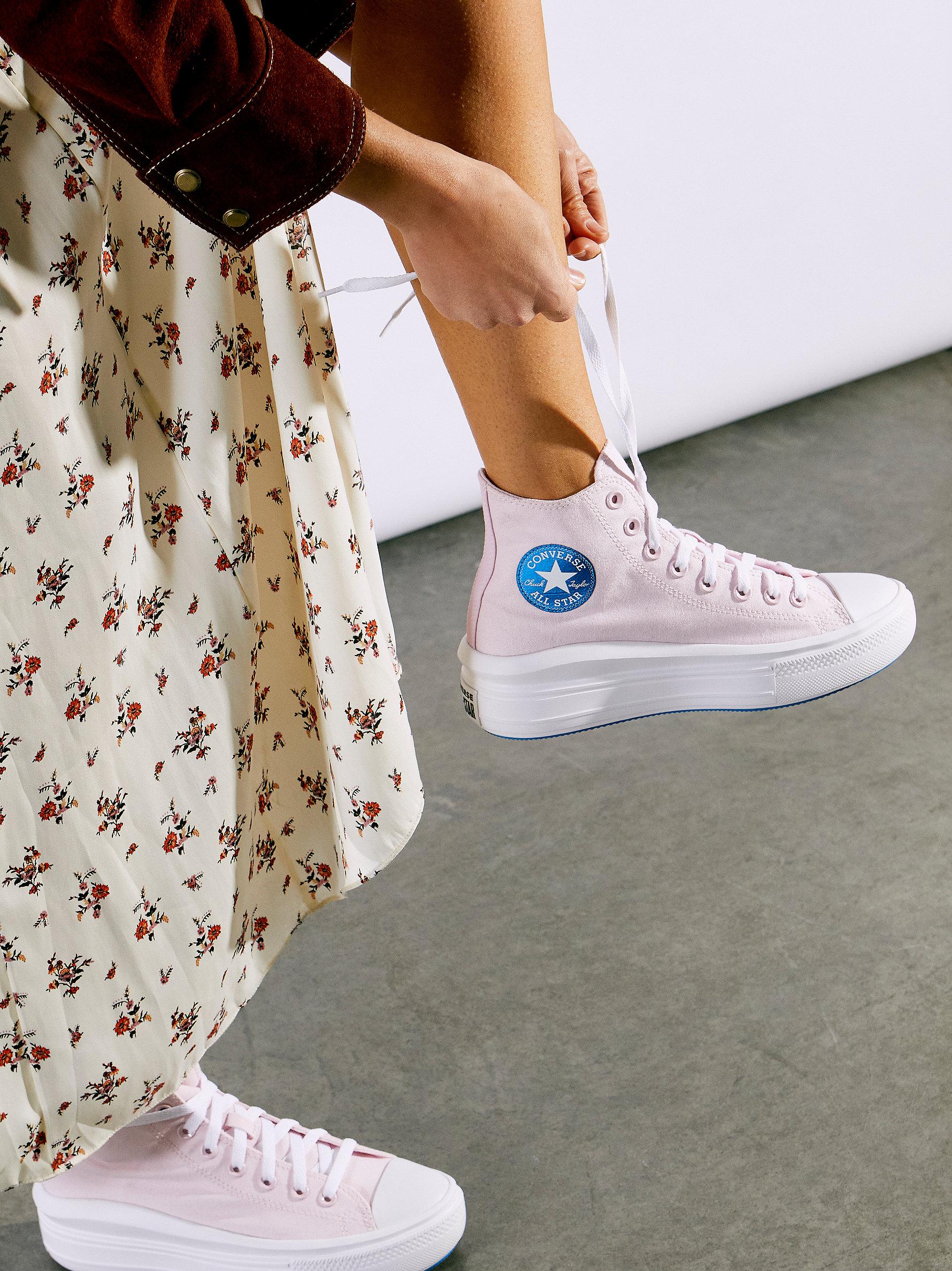 Free People Chuck Taylor All Star Move Hi-top Sneakers | Lyst