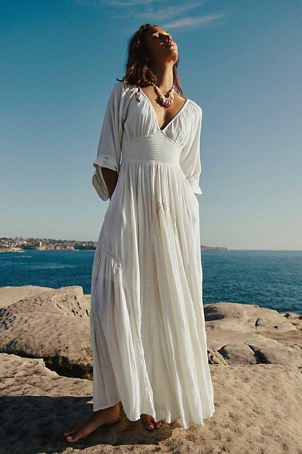 floral modest maxi dress Smocked Floral Maxi Dress