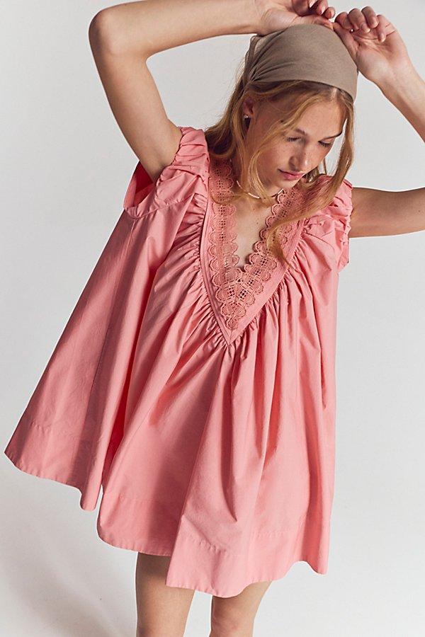 free people mini dress pink Free People x free-est Taking Sides Mini Dress in Island Flower