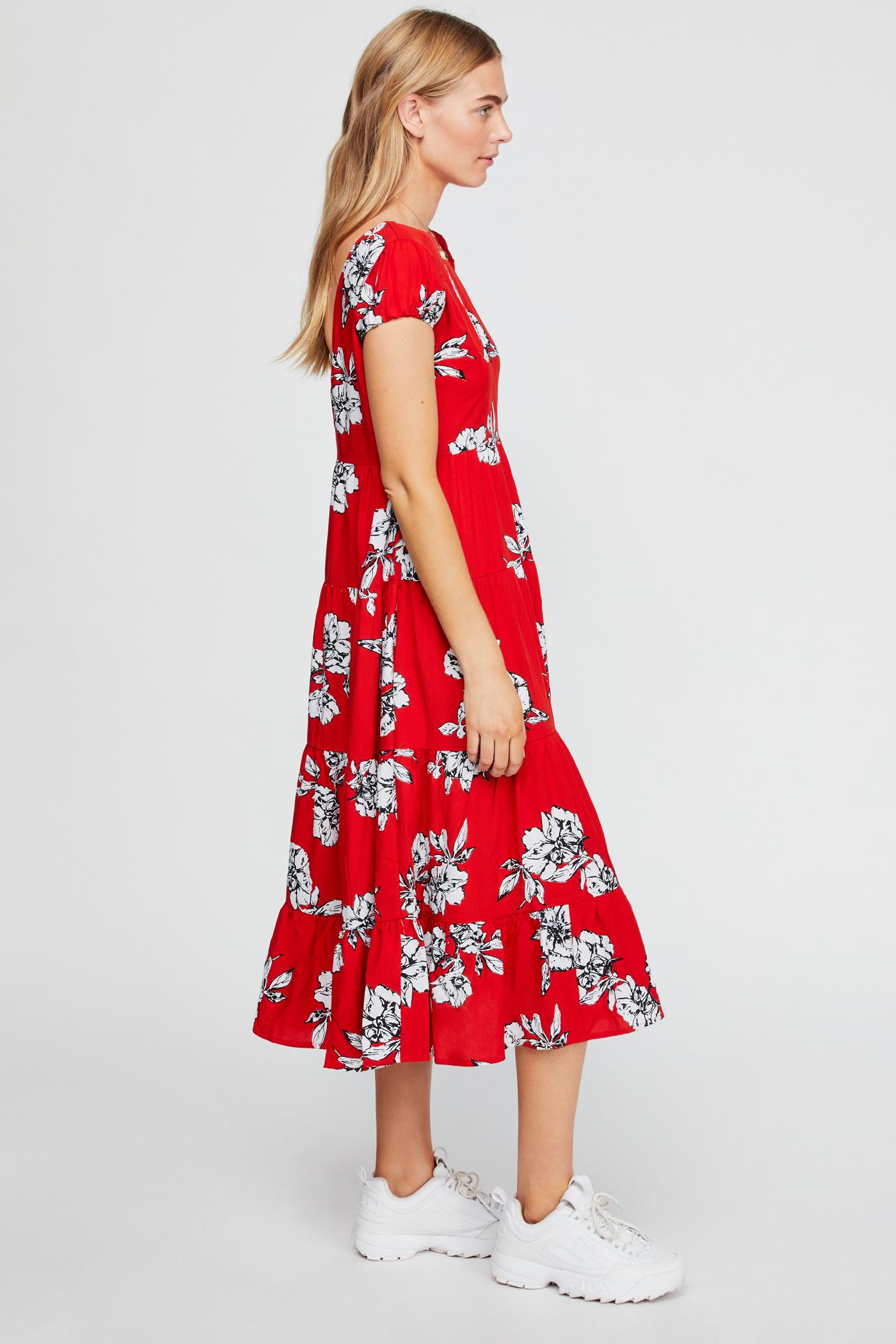 free people rita tiered dress