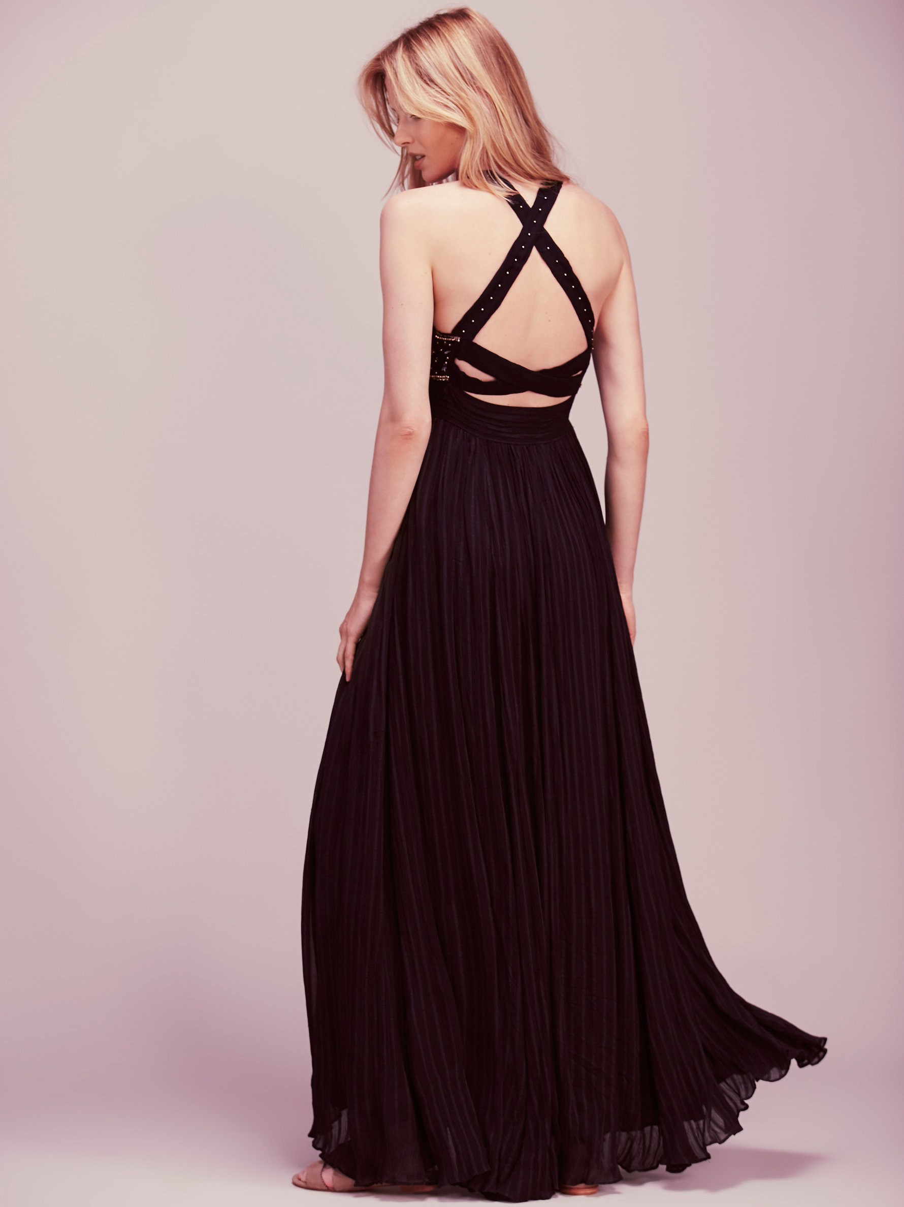 golden dawn maxi dress