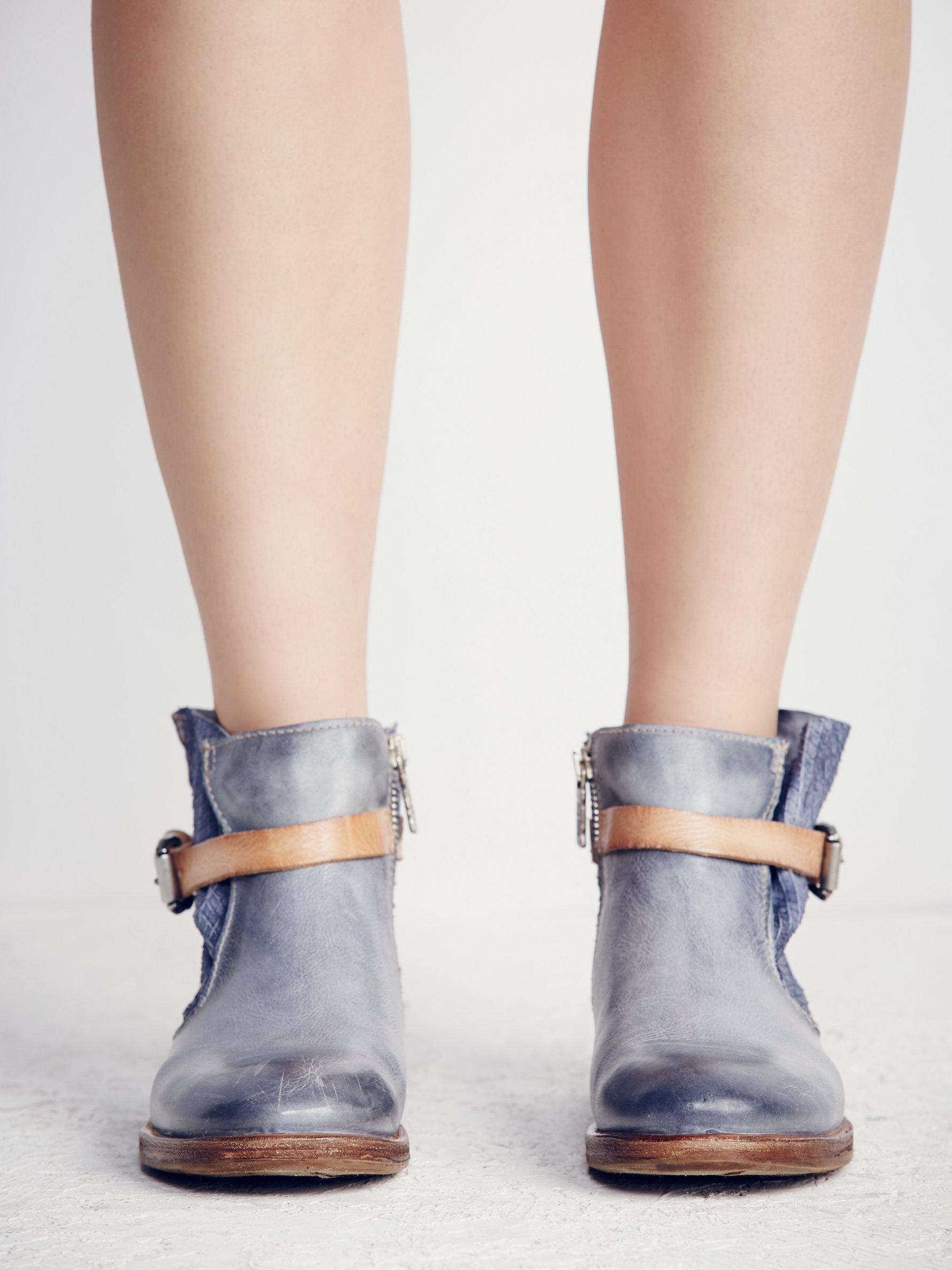 imperial distressed ankle boot